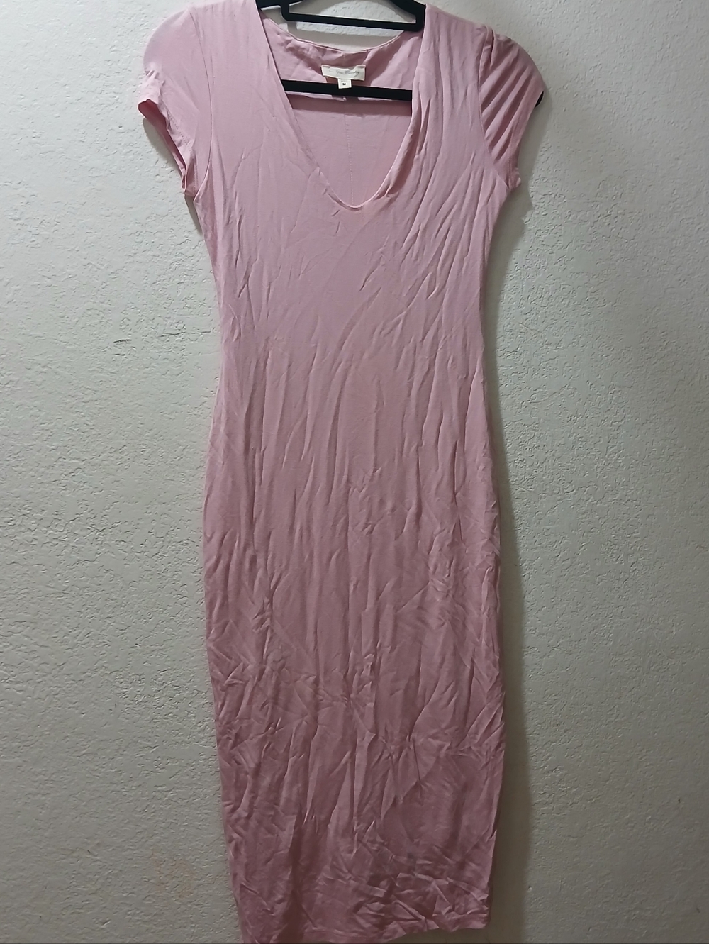 See You Monday Blush Pink Ribbed Top